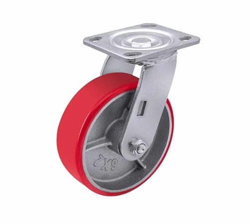 RED Pu Caster Wheel 150X50 Fix